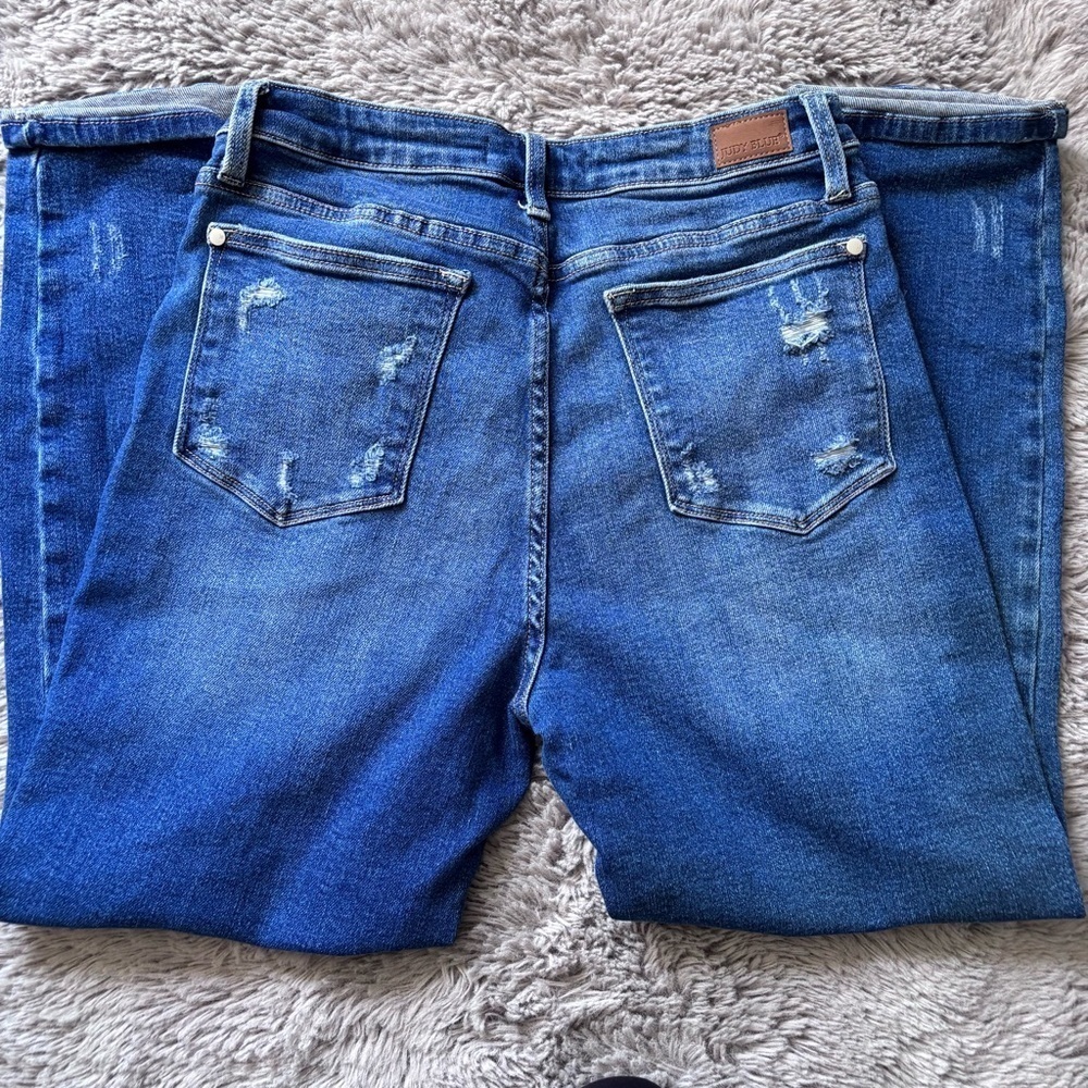 ⭐️⭐️⭐️Women’s Judy Blue Jeans size 11 with rainbow pocket - Picture 13 of 13